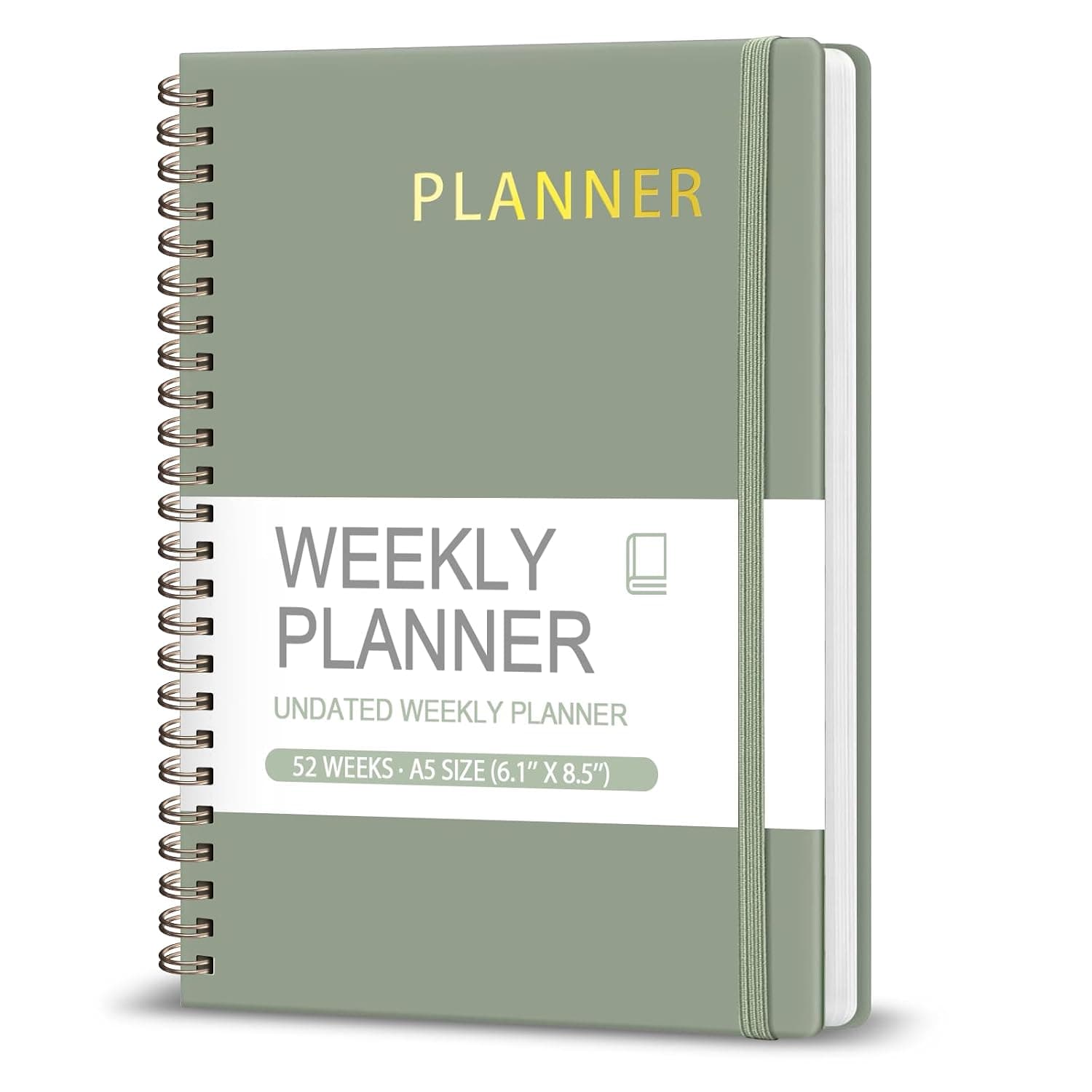 Undated Weekly Planner, Weekly To Do List Notebook